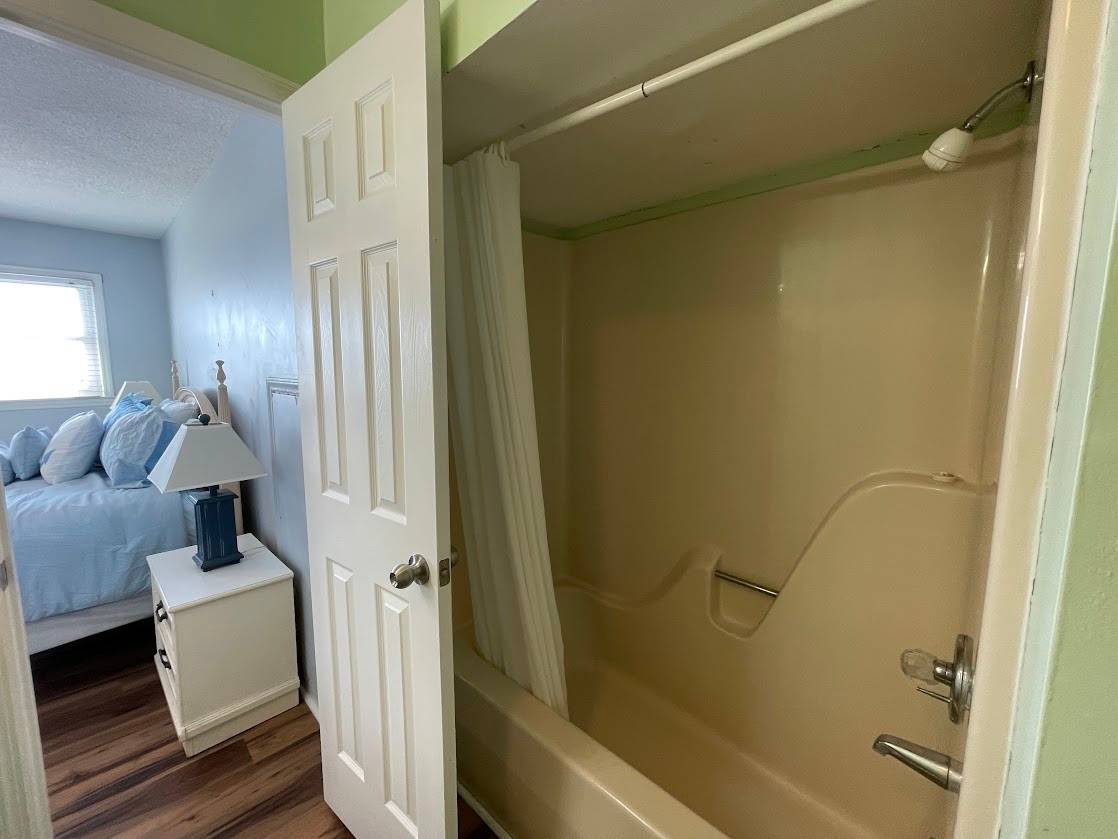 Private bath off of bedroom 6 Private bath off of bedroom 6