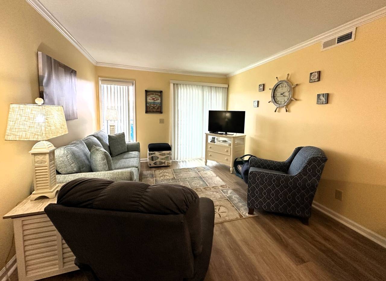 Living Area with Balcony Access Living Area with Balcony Access