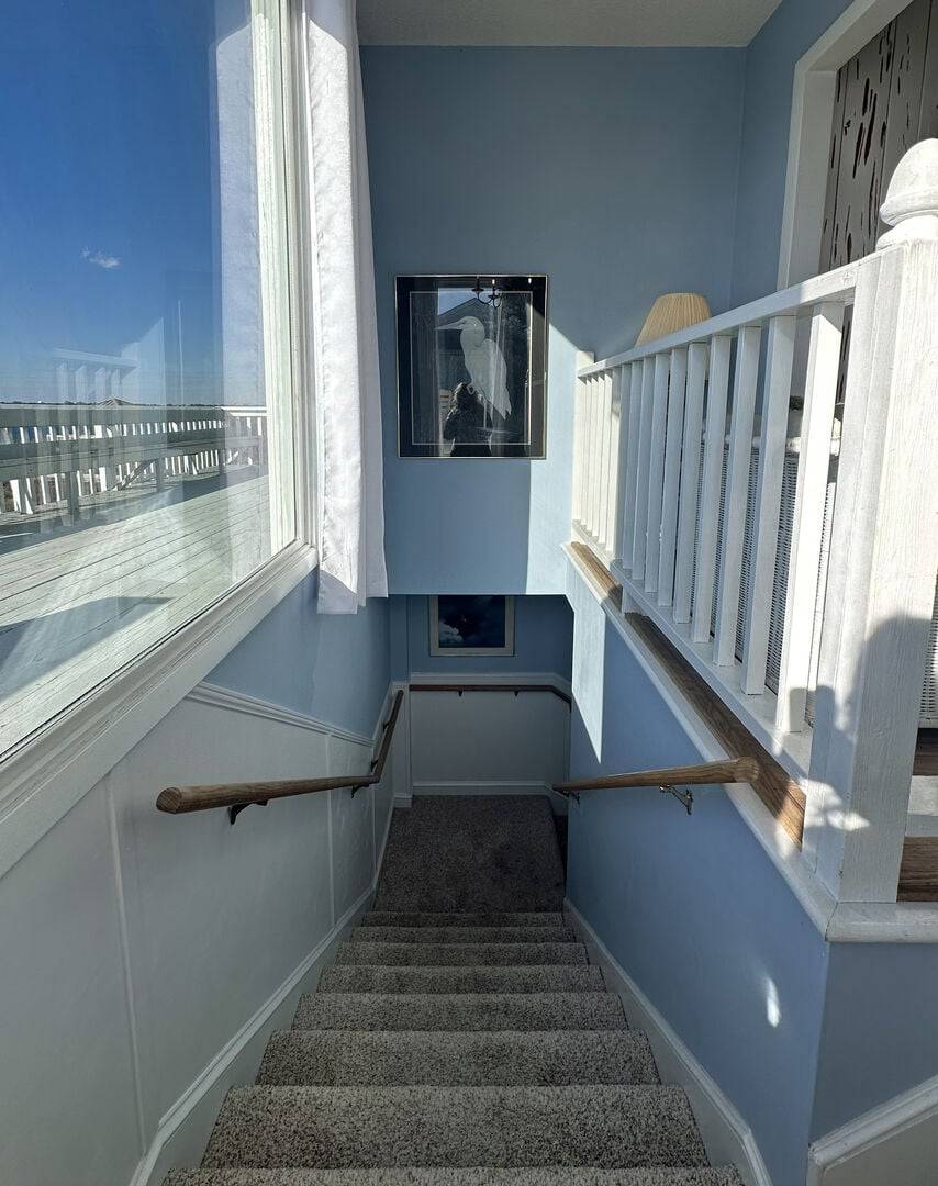 Stairs to Ground Level with Water Views! Stairs to Ground Level with Water Views!