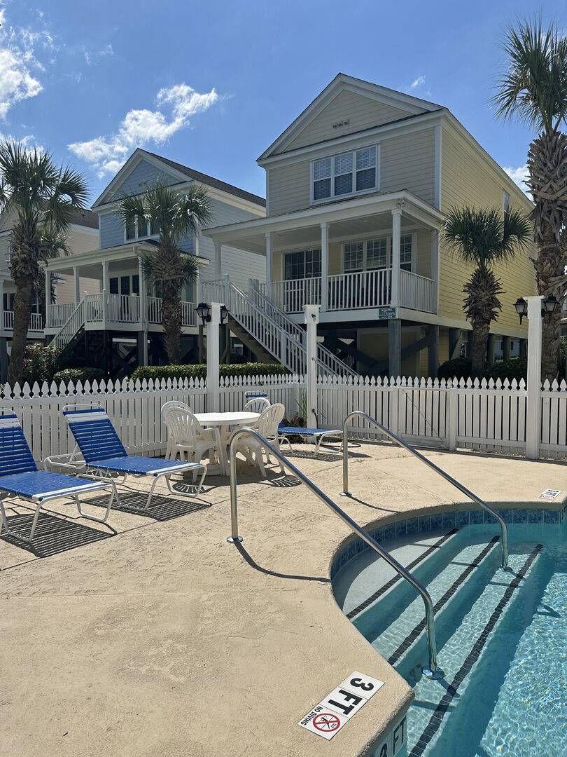 Back Steps Lead Directly to Pool! Back Steps Lead Directly to Pool!