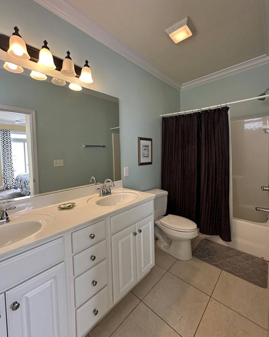 Bedroom 5 Private Bath with Tub/Shower Combo Bedroom 5 Private Bath with Tub/Shower Combo