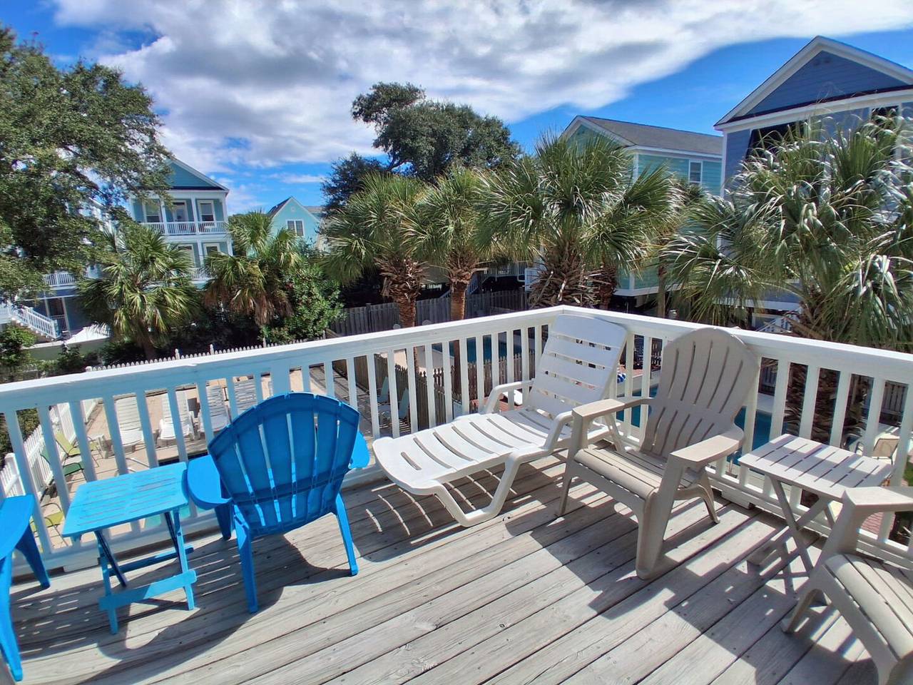 Relax on The Pool Side Balcony Relax on The Pool Side Balcony