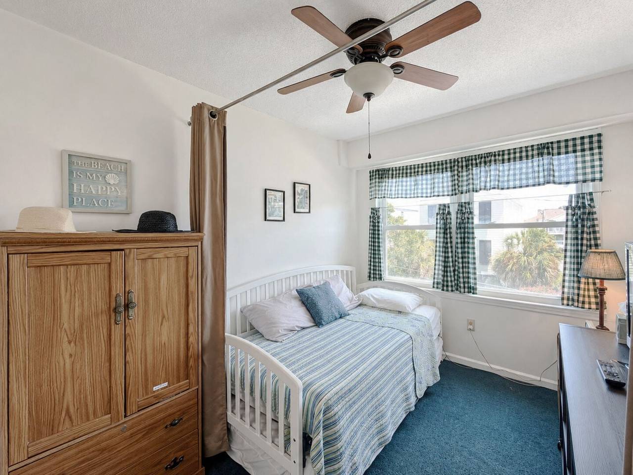 Loft with a day bed. Loft with a day bed.