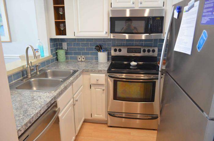Fully Equipped Kitchen with Stainless Appliances Fully Equipped Kitchen with Stainless Appliances