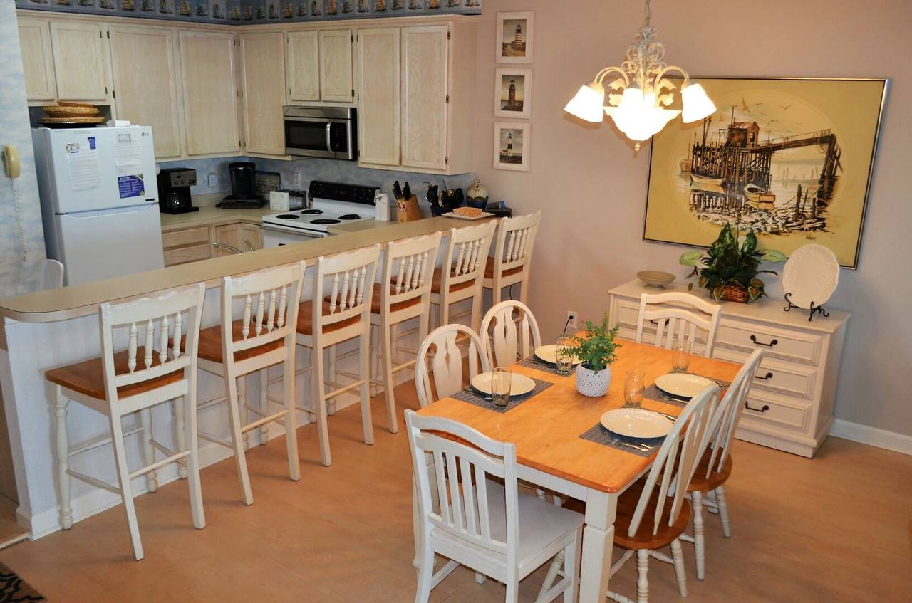 Dining Table with Extra Bar Seating Dining Table with Extra Bar Seating