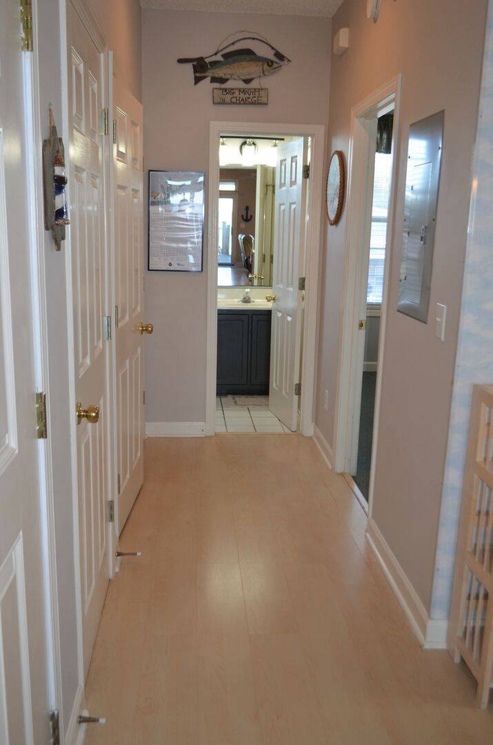 Hallway to Downstairs Bathroom & Bedroom Hallway to Downstairs Bathroom & Bedroom