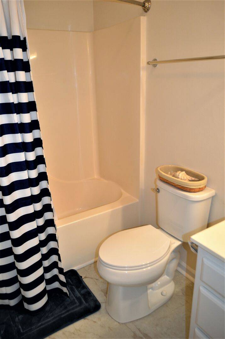 and shower/tub combo. and shower/tub combo.