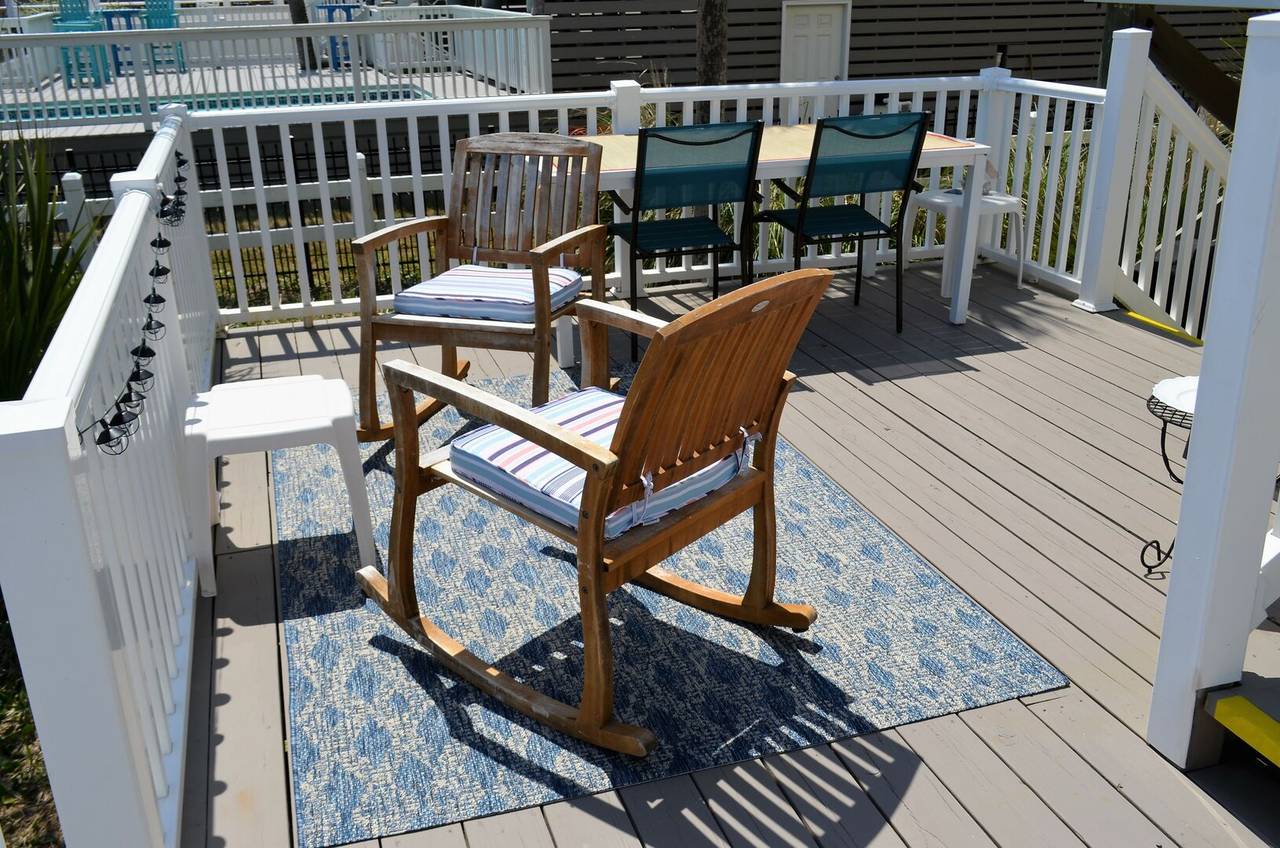 Sundeck located off walkway Sundeck located off walkway