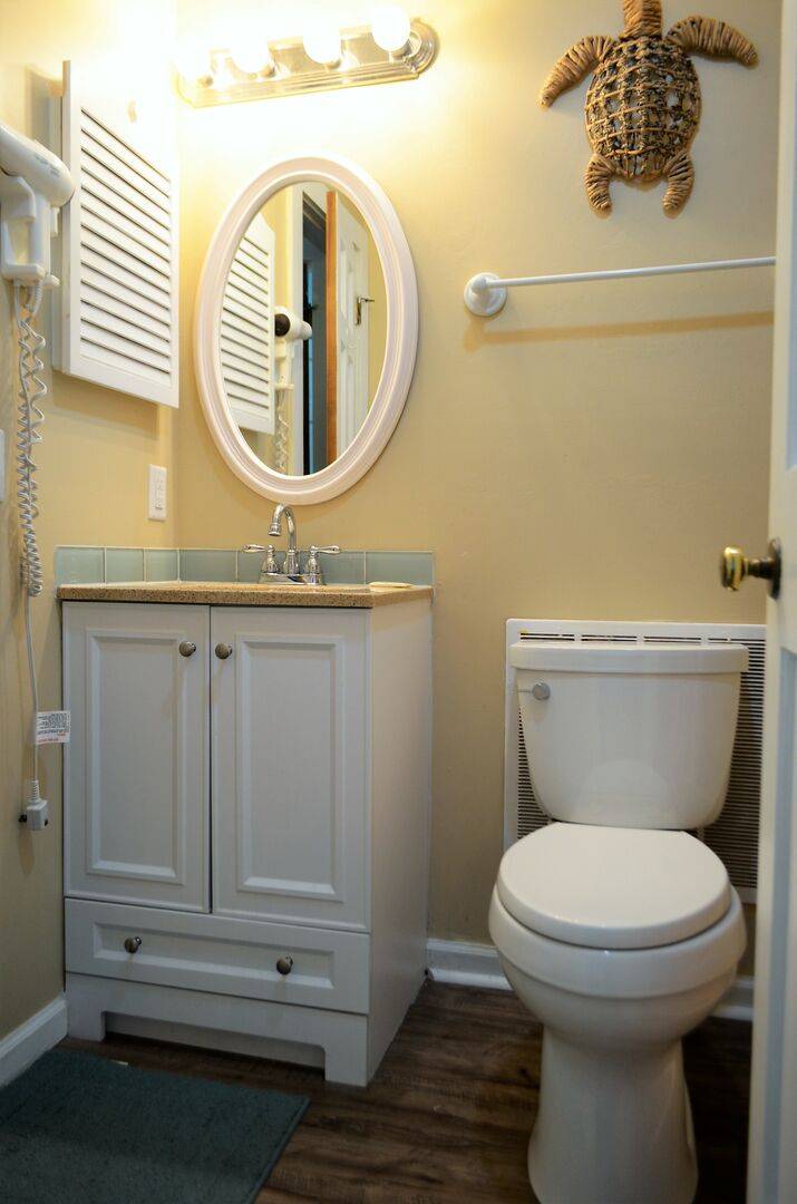 Bathroom 2 has a single vanity Bathroom 2 has a single vanity