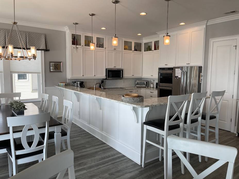 A kitchen that makes meal prep fun. A kitchen that makes meal prep fun.