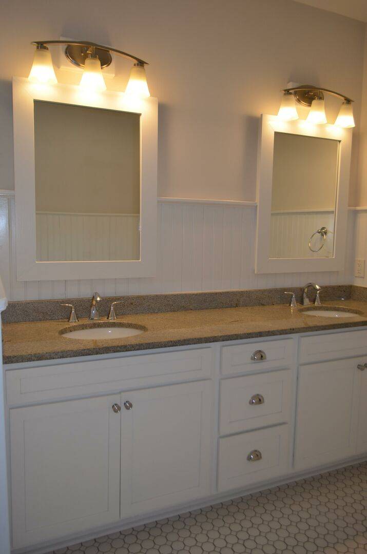 and double vanity and double vanity