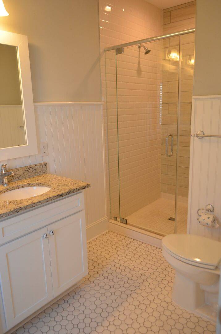 Bedroom 6 bath with walk-in shower Bedroom 6 bath with walk-in shower