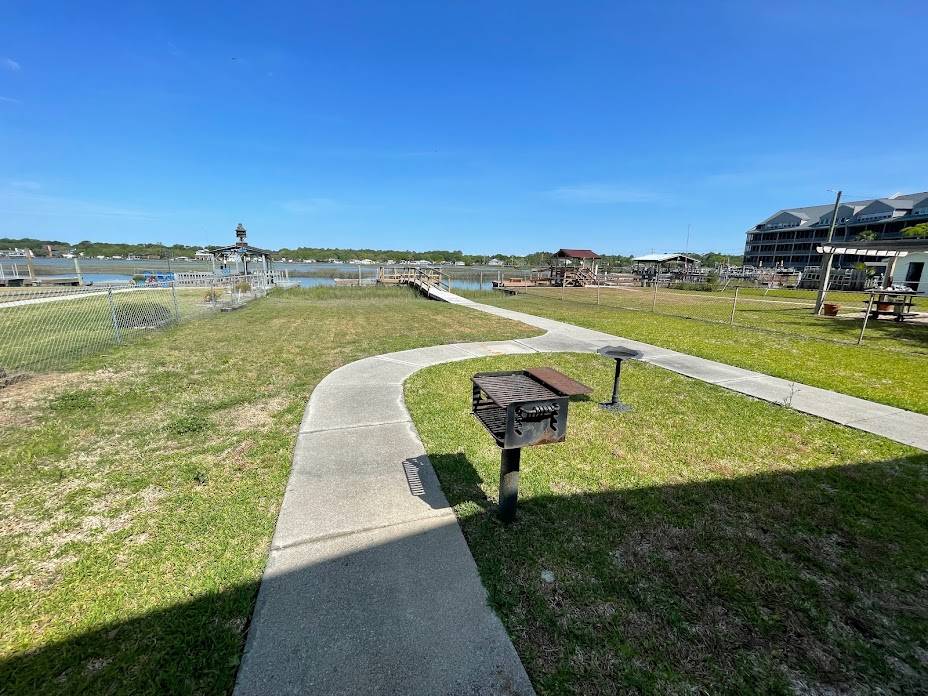 Back yard on the inlet Back yard on the inlet