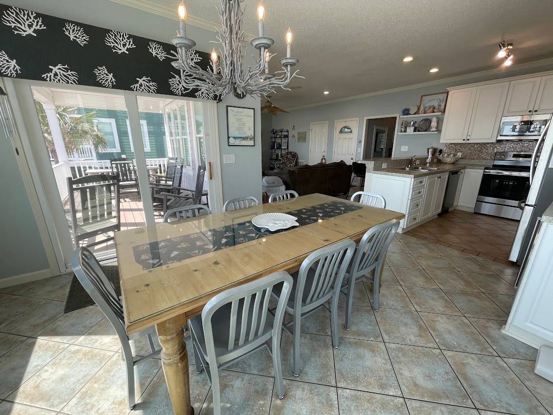 Eat inside or take your snacks to the porch Eat inside or take your snacks to the porch