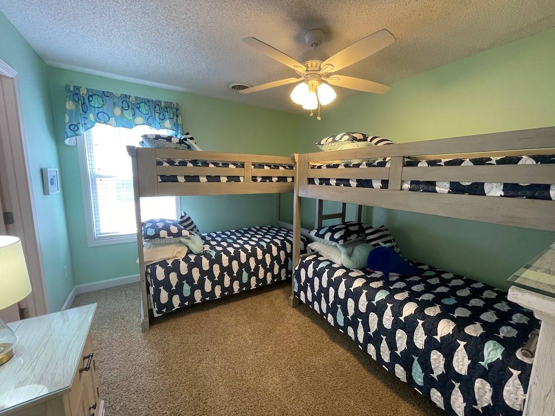 Bedroom 3 up - 2 Sets of bunks Bedroom 3 up - 2 Sets of bunks