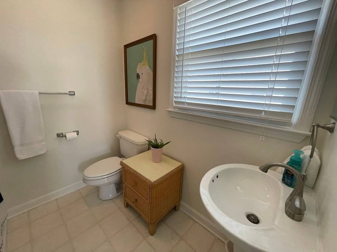 Private bath off of bedroom 3 Private bath off of bedroom 3