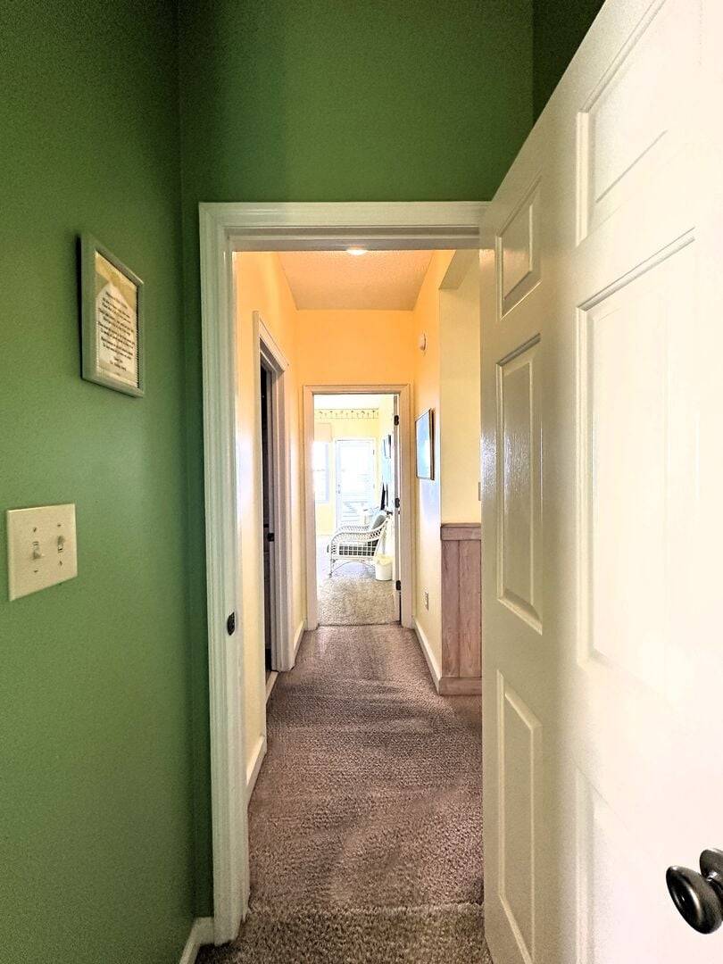 Hallway to Hall Bath & Bedroom 2 Hallway to Hall Bath & Bedroom 2