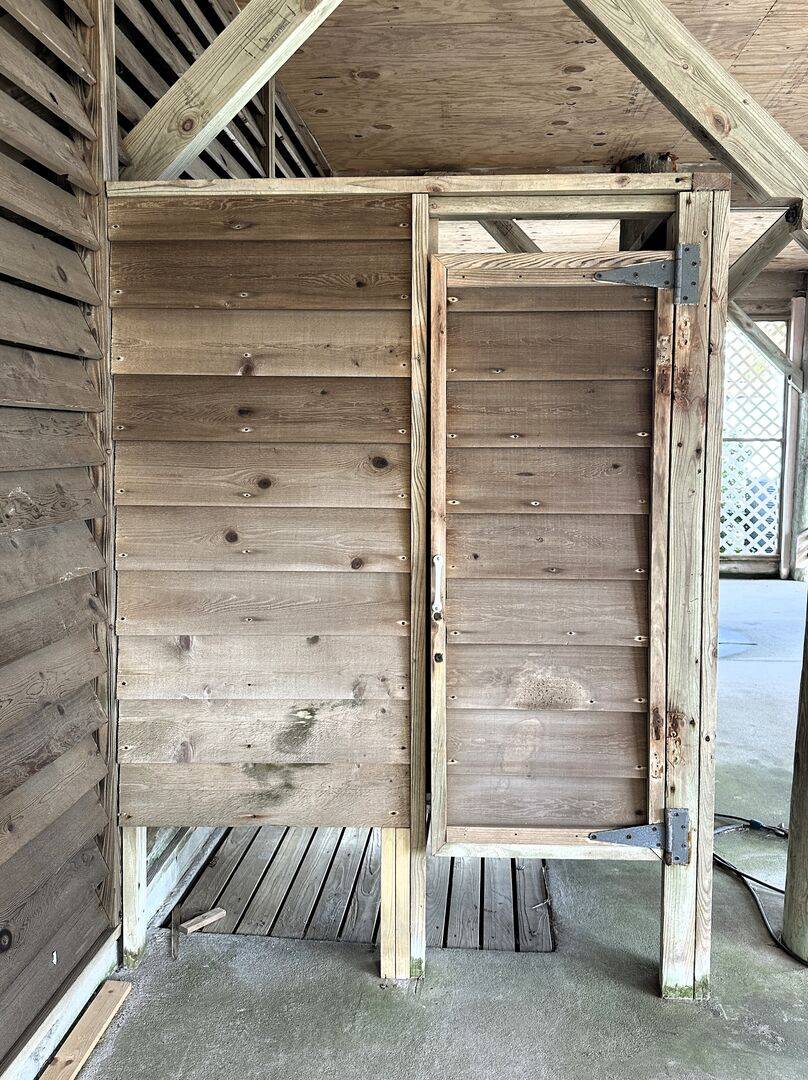 Enclosed Outdoor Shower Enclosed Outdoor Shower