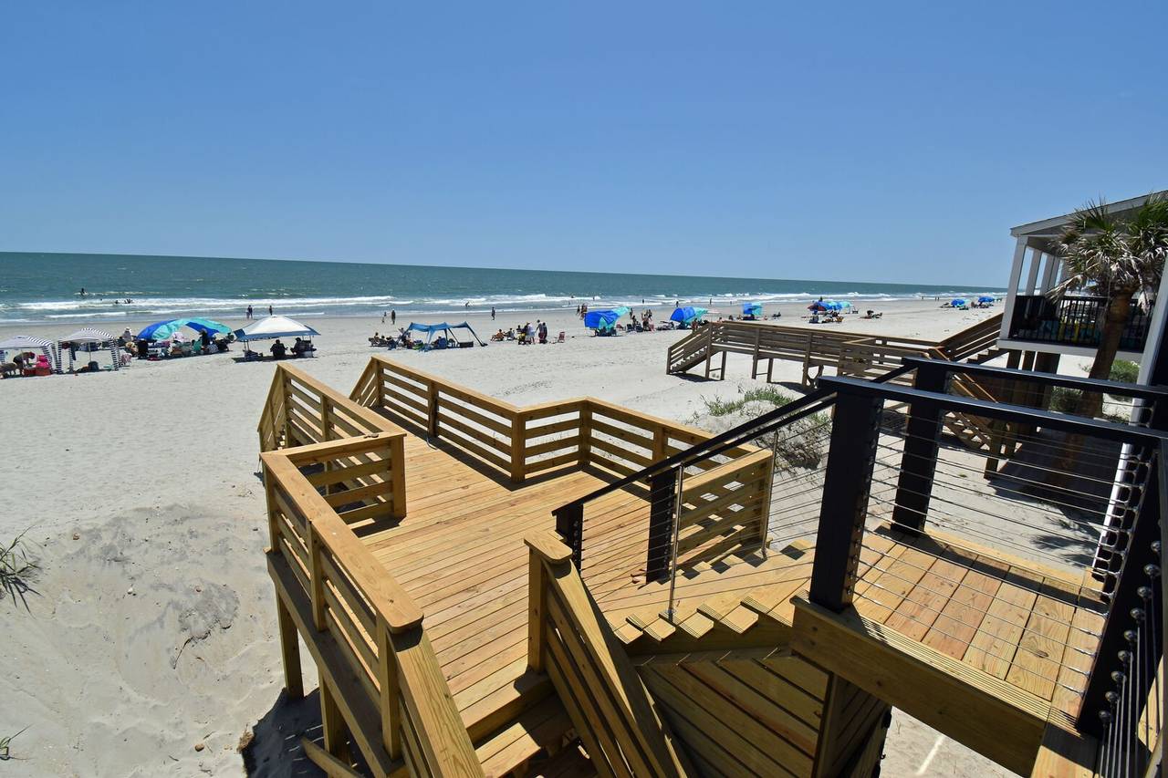 Direct private beach access Direct private beach access