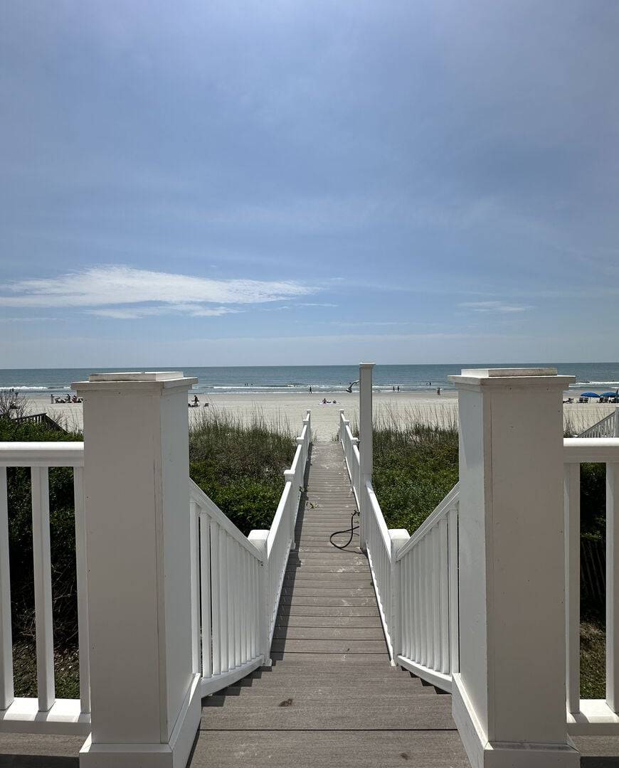 Venture down to the beach. Venture down to the beach.