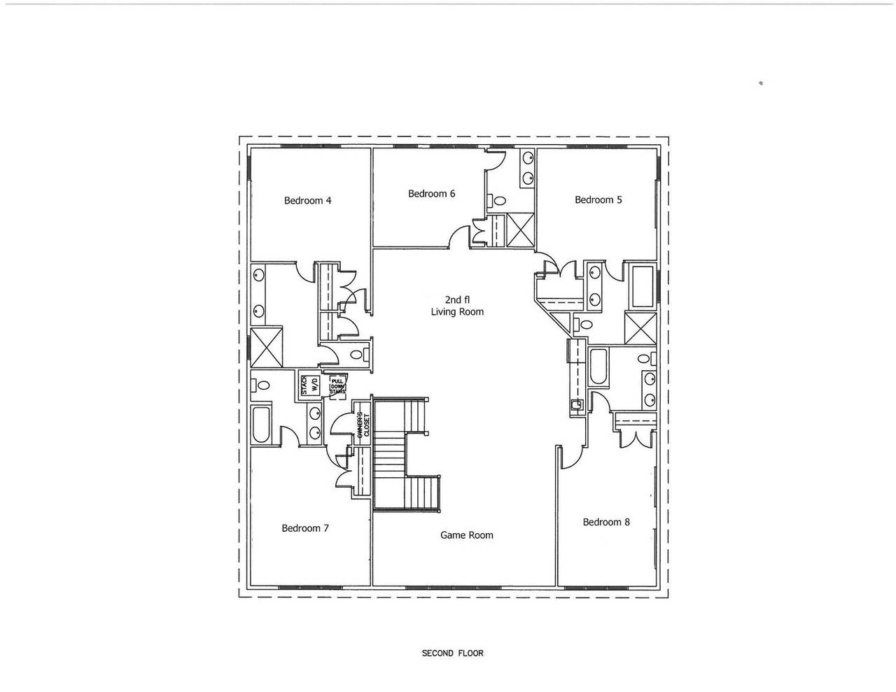 Floor Plan - 2nd Level Floor Plan - 2nd Level
