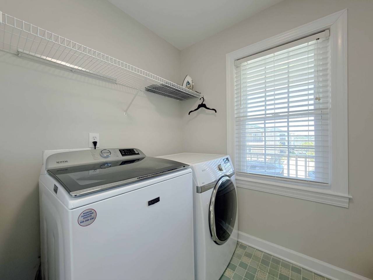 Laundry located in upstairs hallway. Laundry located in upstairs hallway.