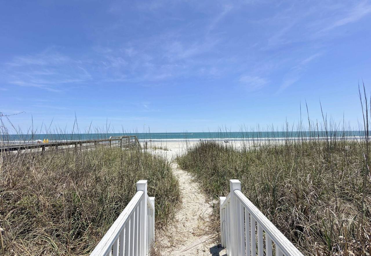 Beach is just steps away. Beach is just steps away.