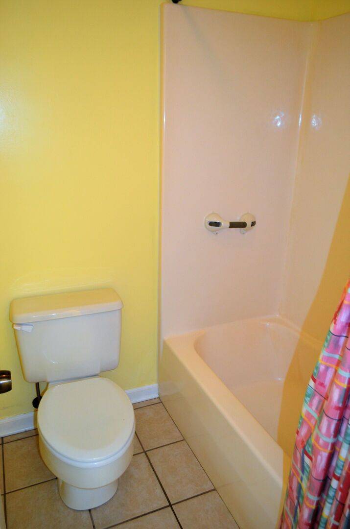 Hall Bathroom has a shower/tub combo. Hall Bathroom has a shower/tub combo.