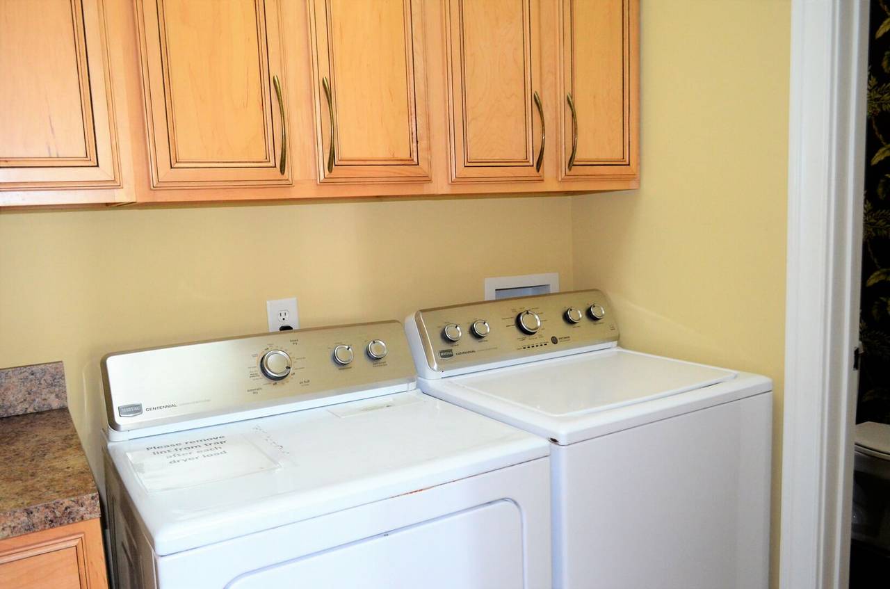 Laundry room off kitchen Laundry room off kitchen
