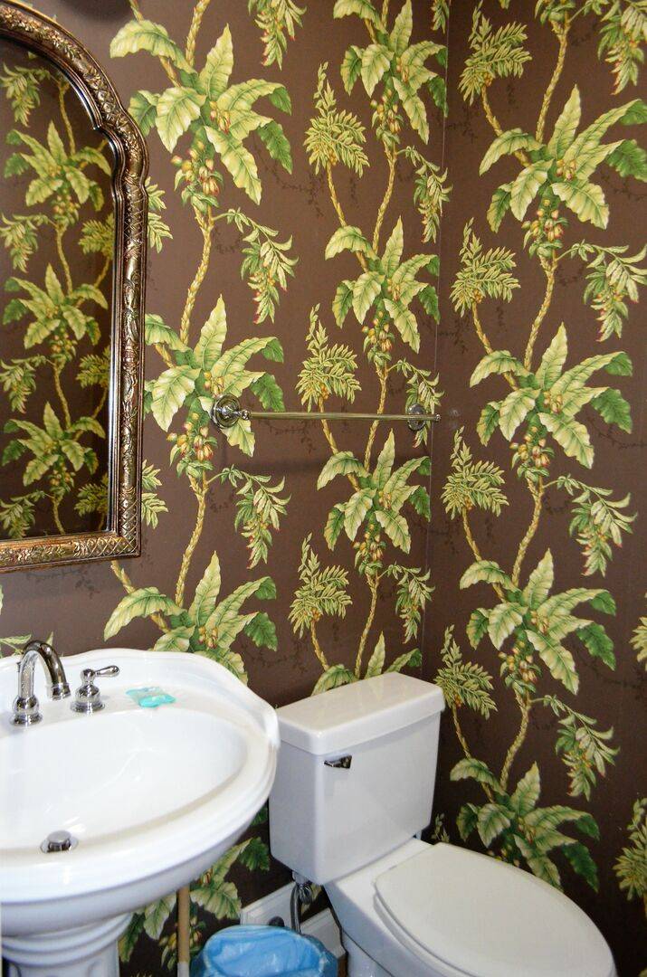 Half bath off laundry room Half bath off laundry room