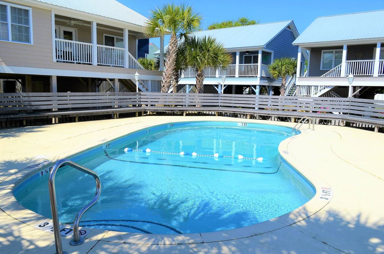 Built-in seating around pool Built-in seating around pool