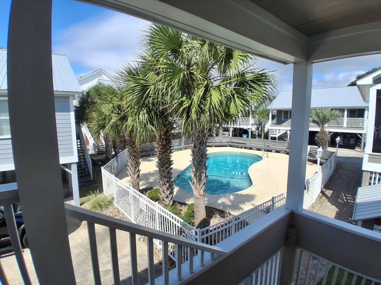 View Of Pool From The Covered Porch View Of Pool From The Covered Porch