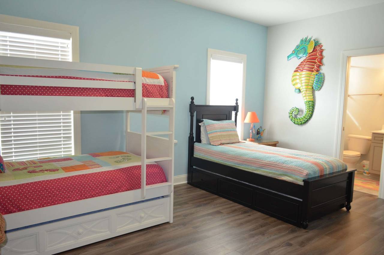 Bedroom 7 Up - Single Bunk Bed with Trundle & Single with Trundle Bedroom 7 Up - Single Bunk Bed with Trundle & Single with Trundle