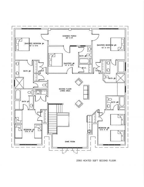 Floor Plan - Second Level Floor Plan - Second Level