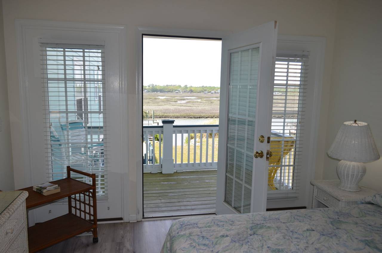 Bedroom 1 creek views Bedroom 1 creek views