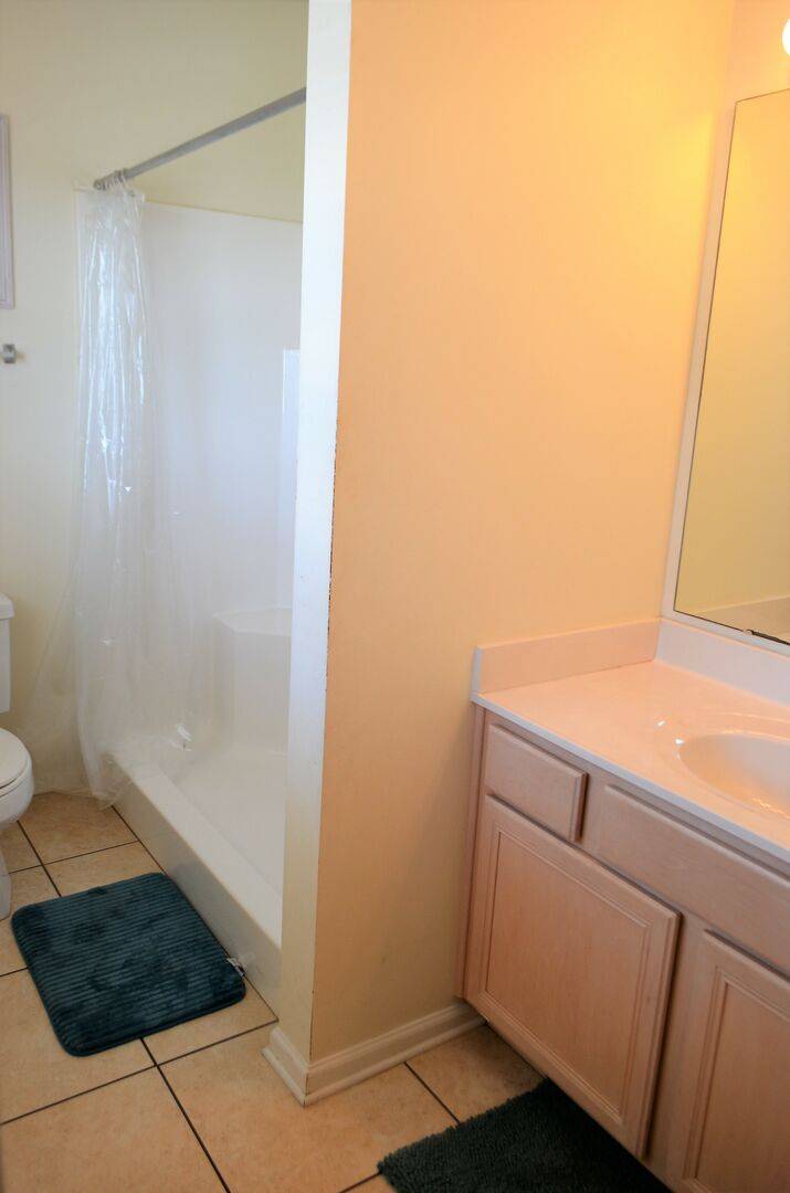 Bedroom 1 bath with walk-in shower Bedroom 1 bath with walk-in shower