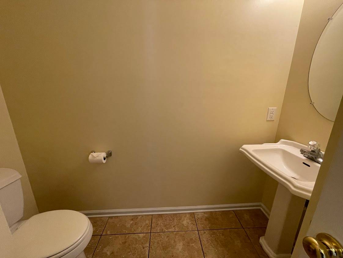 Half bath downstairs Half bath downstairs