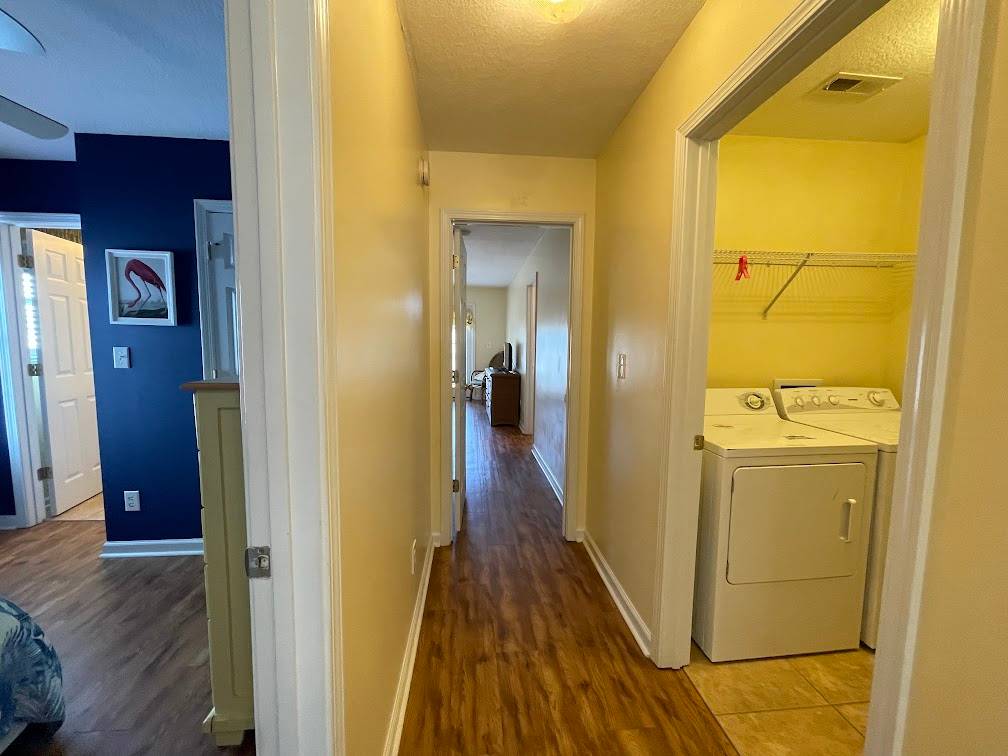 Hall to bedroom 4 and 5 and laundry room Hall to bedroom 4 and 5 and laundry room