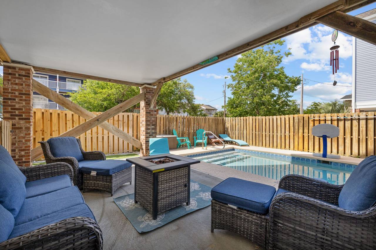 Relax & watch the kids swim. Relax & watch the kids swim.