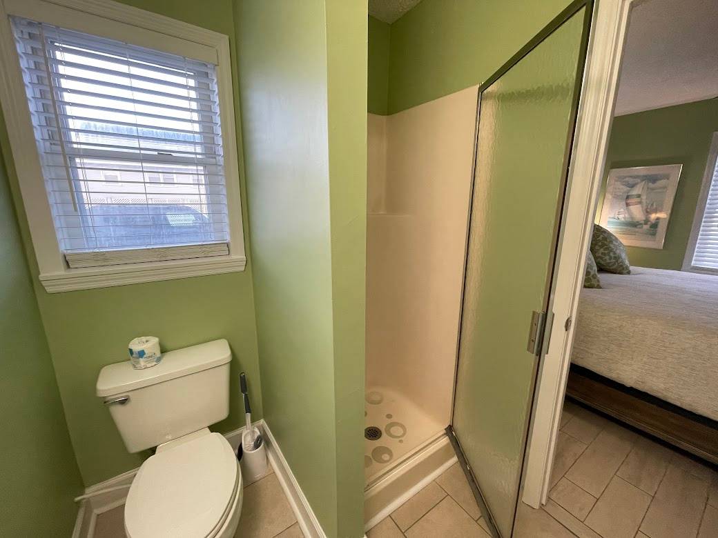 Private bath off of Bedroom 1 Private bath off of Bedroom 1