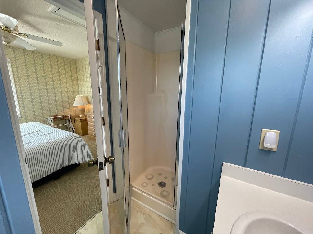 Private bath off of bedroom 1 Private bath off of bedroom 1