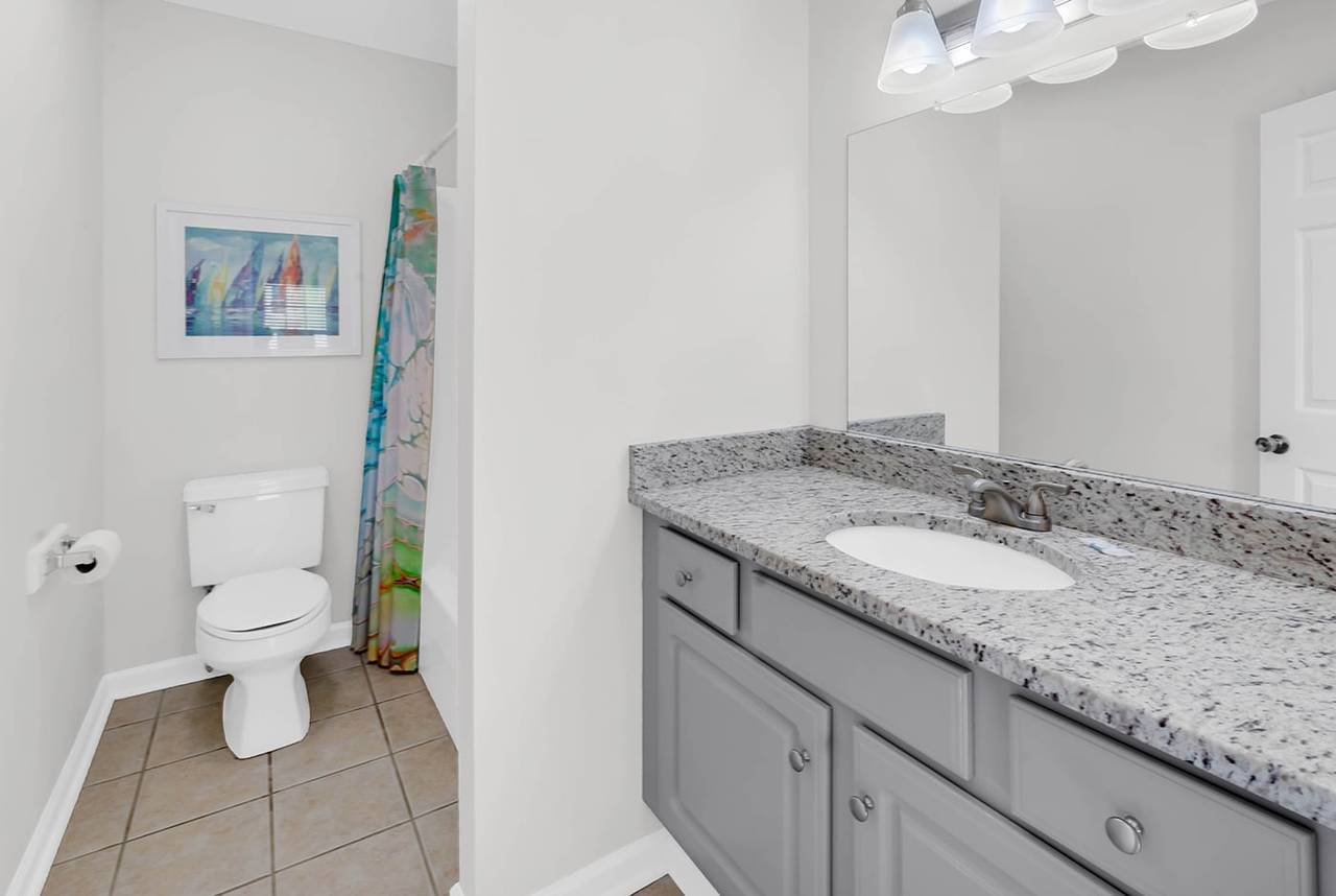 Bedroom 1 has a private bath Bedroom 1 has a private bath