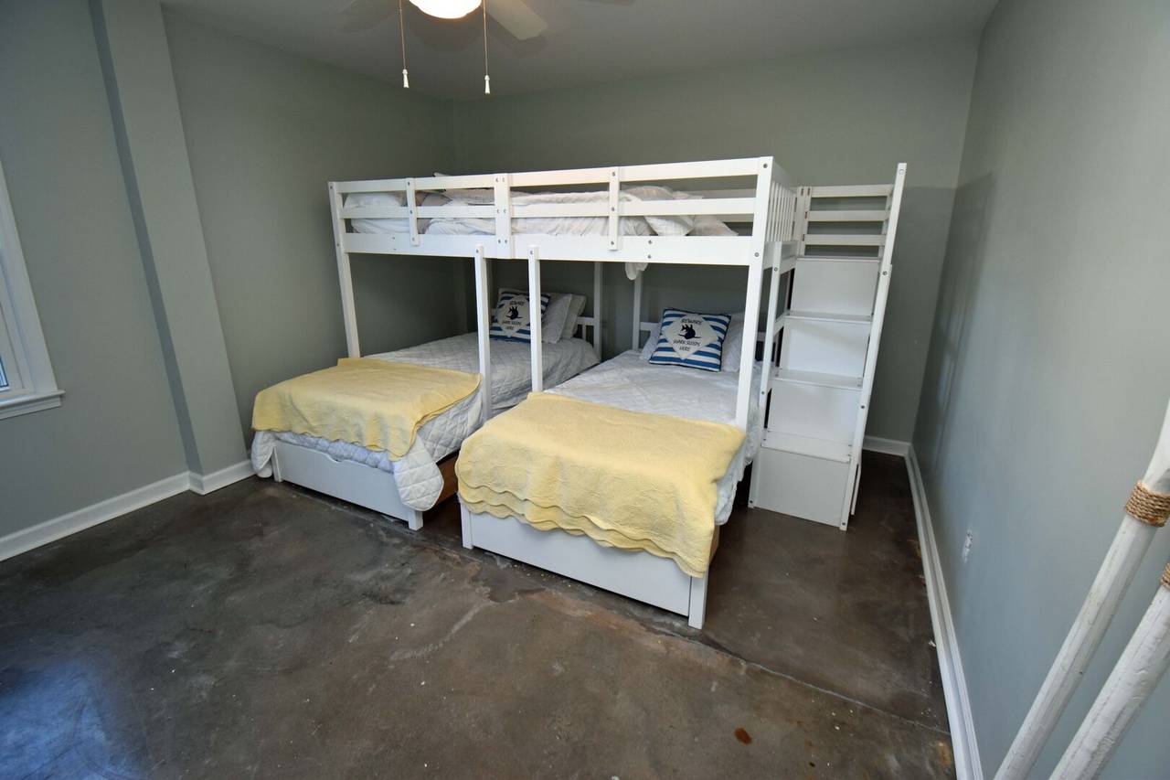 Bedroom 5 Down - 2 Singles, 1 Double Bedroom 5 Down - 2 Singles, 1 Double