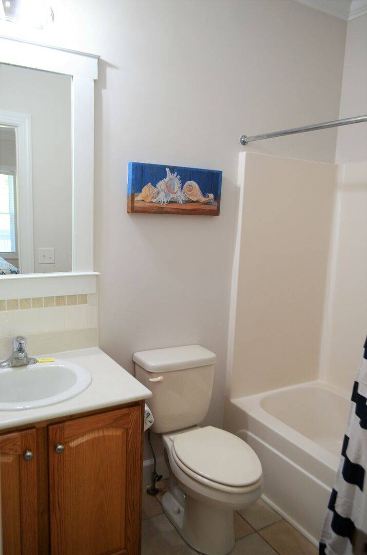 featuring a shower/tub combo. featuring a shower/tub combo.