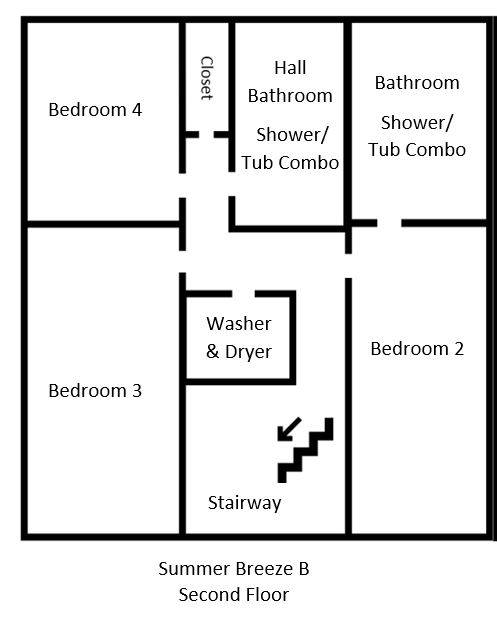Second Level Floor Plan Second Level Floor Plan
