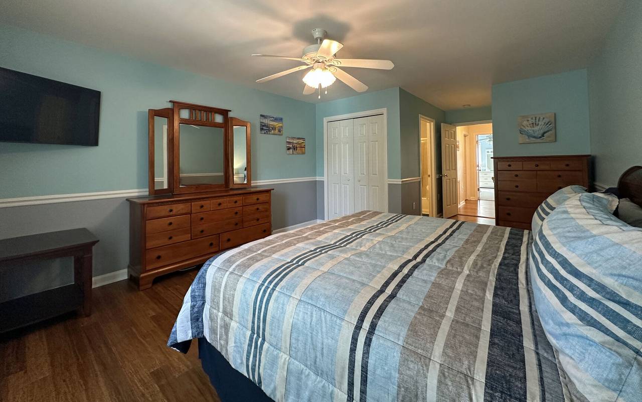 Bedroom 1 Private Bathroom, Hallway to Hall Bath & Bedroom 2 Bedroom 1 Private Bathroom, Hallway to Hall Bath & Bedroom 2