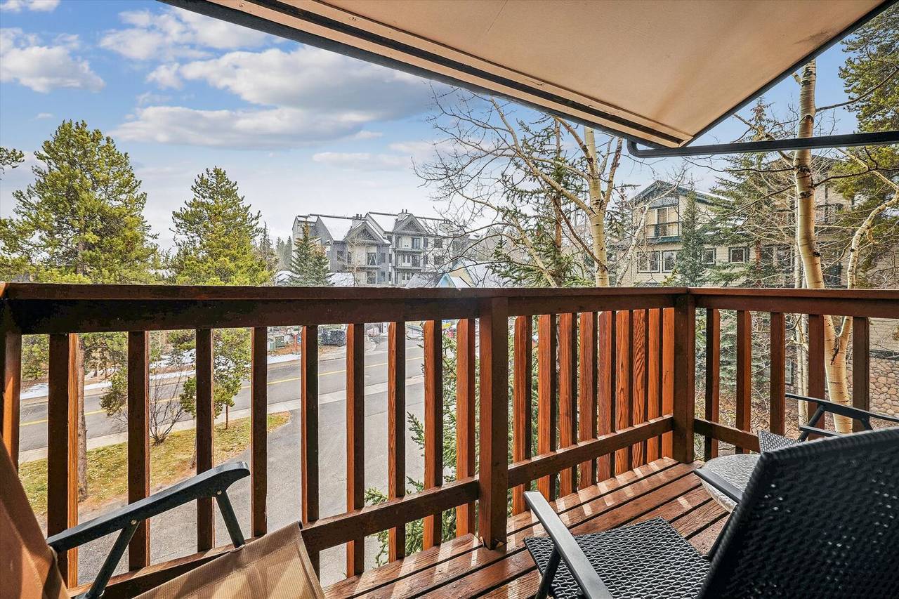 Balcony, 4 O'Clock Lodge A16, Breckenridge Vacation Rental Balcony, 4 O'Clock Lodge A16, Breckenridge Vacation Rental