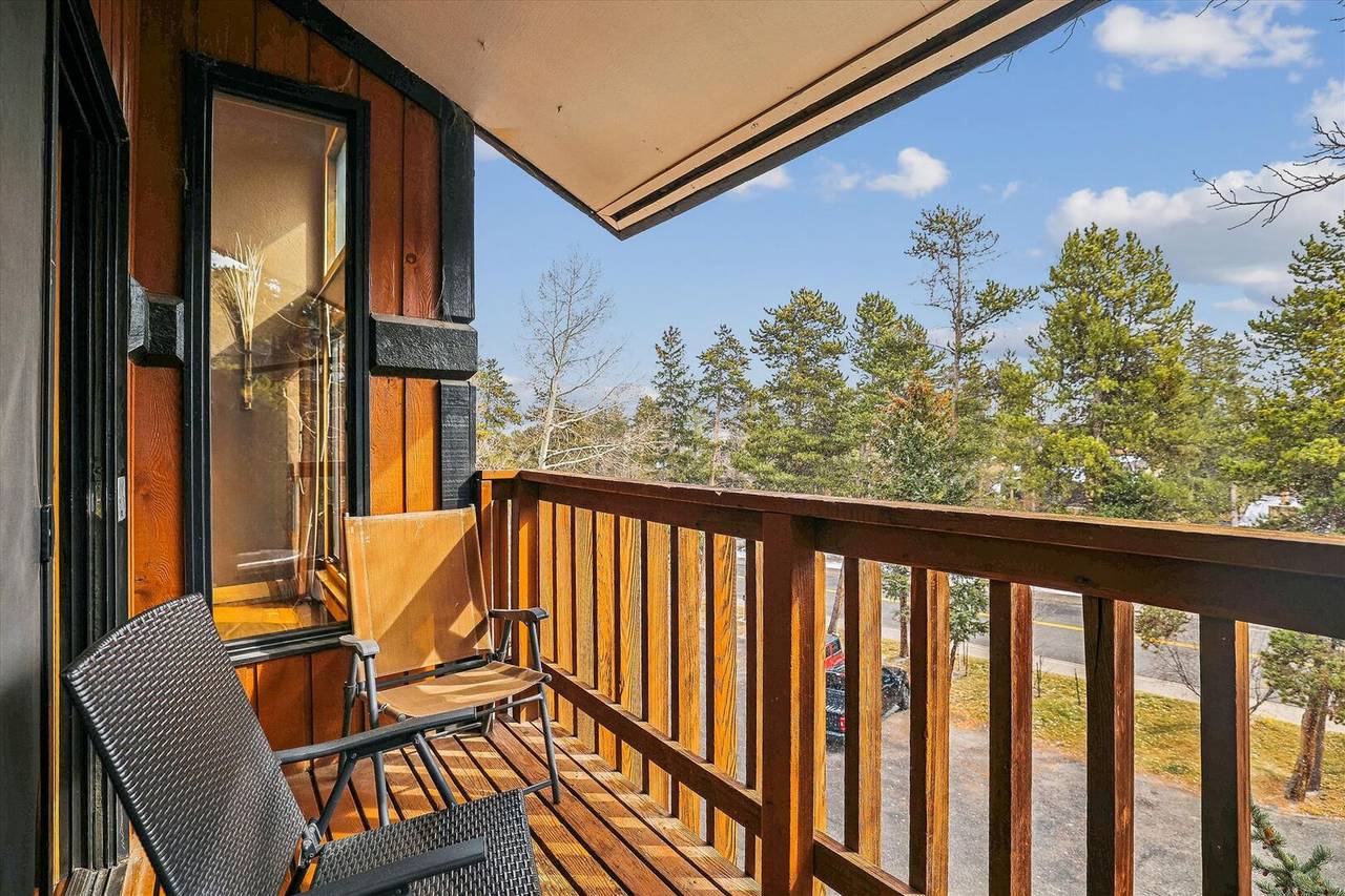 Balcony, 4 O'Clock Lodge A16, Breckenridge Vacation Rental Balcony, 4 O'Clock Lodge A16, Breckenridge Vacation Rental