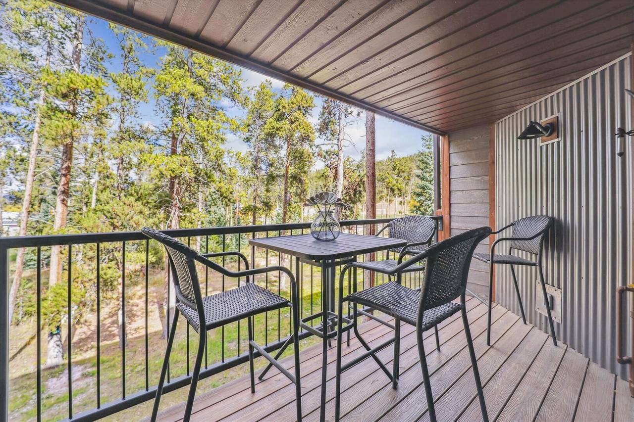 Balcony - Atrium 108 Breckenridge Vacation Rental Balcony - Atrium 108 Breckenridge Vacation Rental