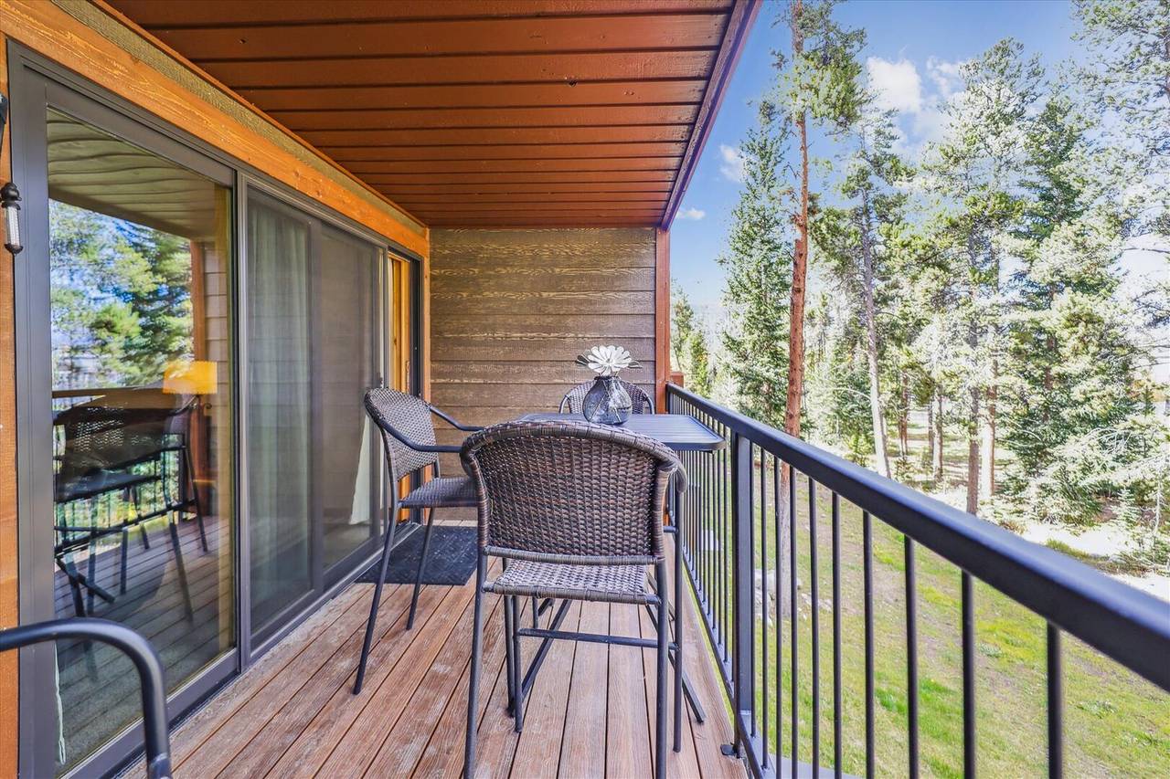 Balcony - Atrium 108 Breckenridge Vacation Rental Balcony - Atrium 108 Breckenridge Vacation Rental
